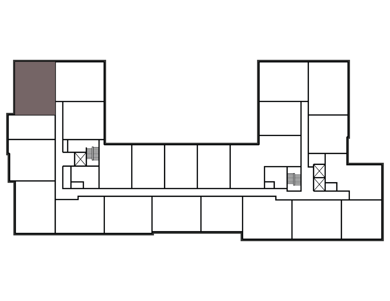 keyplan of apartment A108