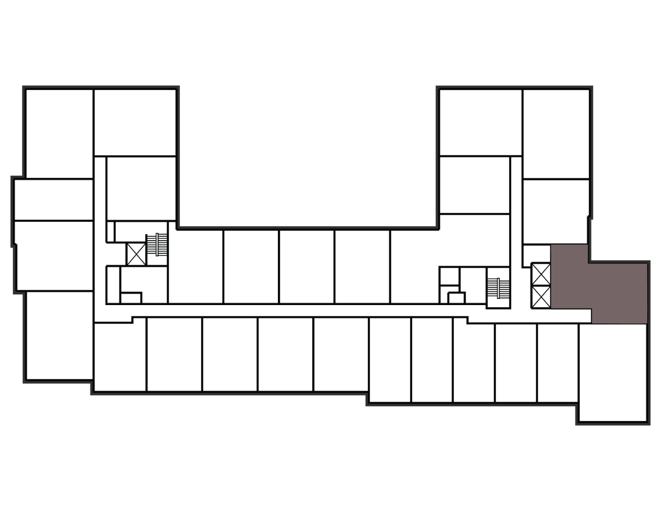 keyplan of apartment A108
