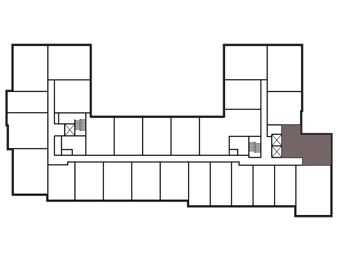 keyplan of apartment A108