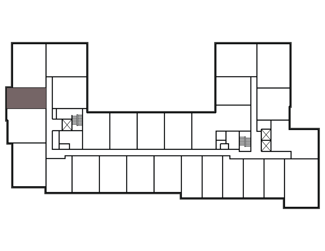 keyplan of apartment A108