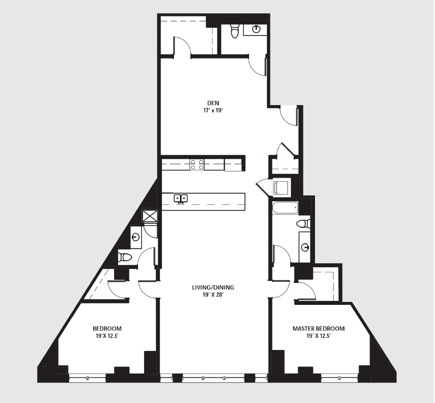 Apartment 0305 floorplan