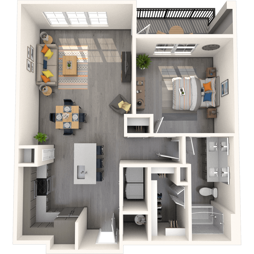 Floorplan image of unit 3303