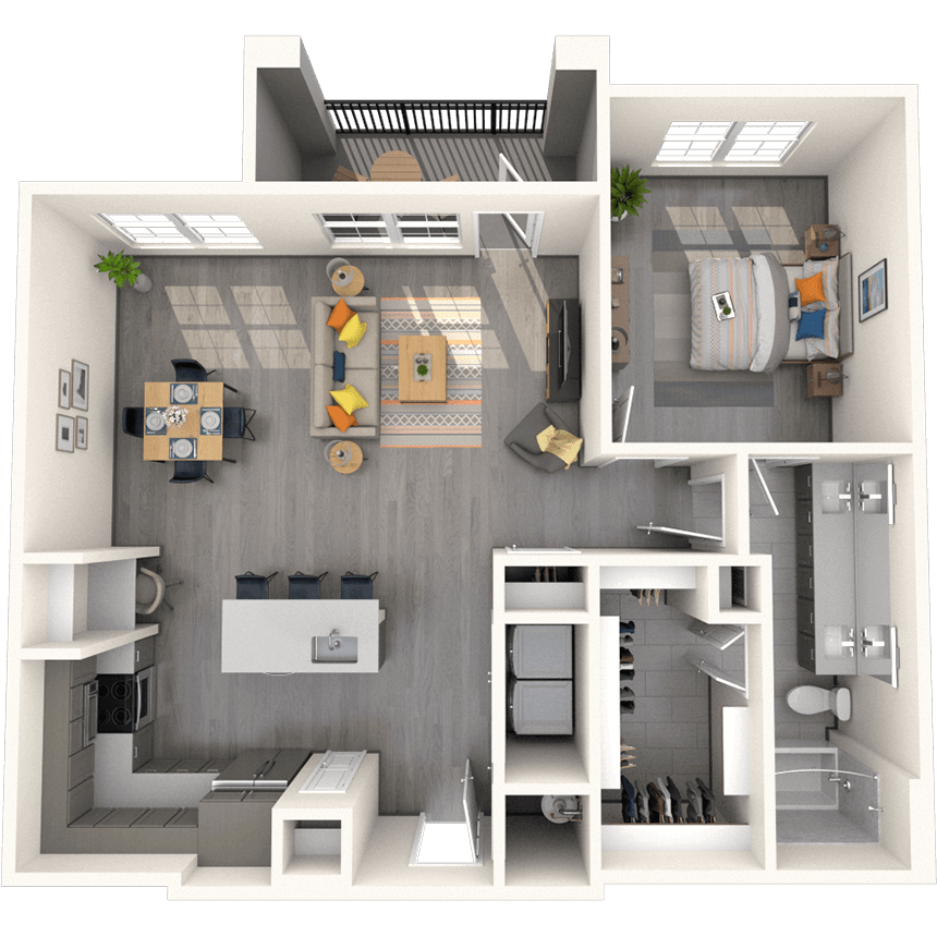 Floorplan image of unit 9104