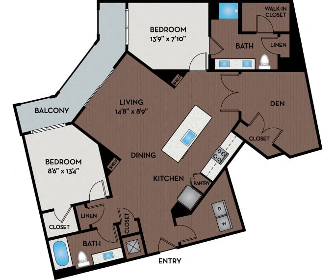22F5 Floor Plan