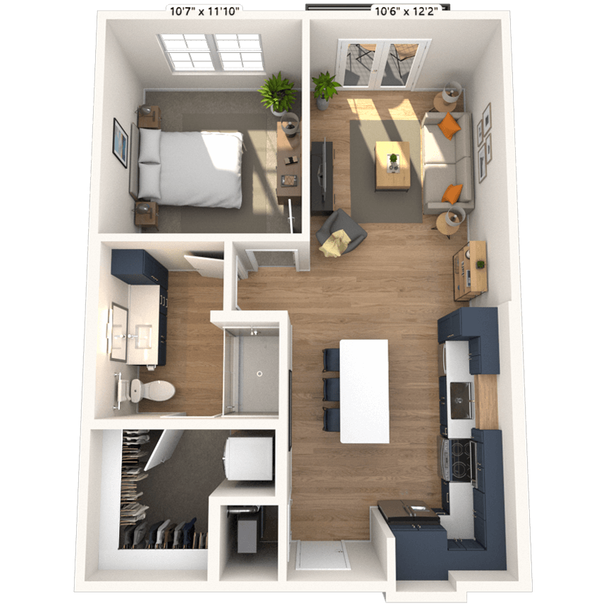 Floorplan image of unit 1149