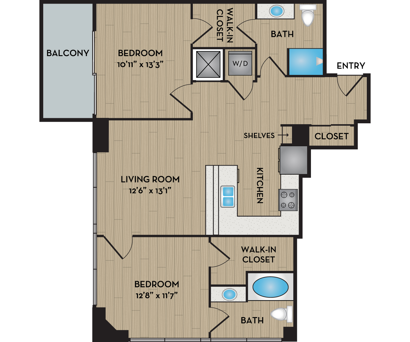 The Aurora Floor Plan