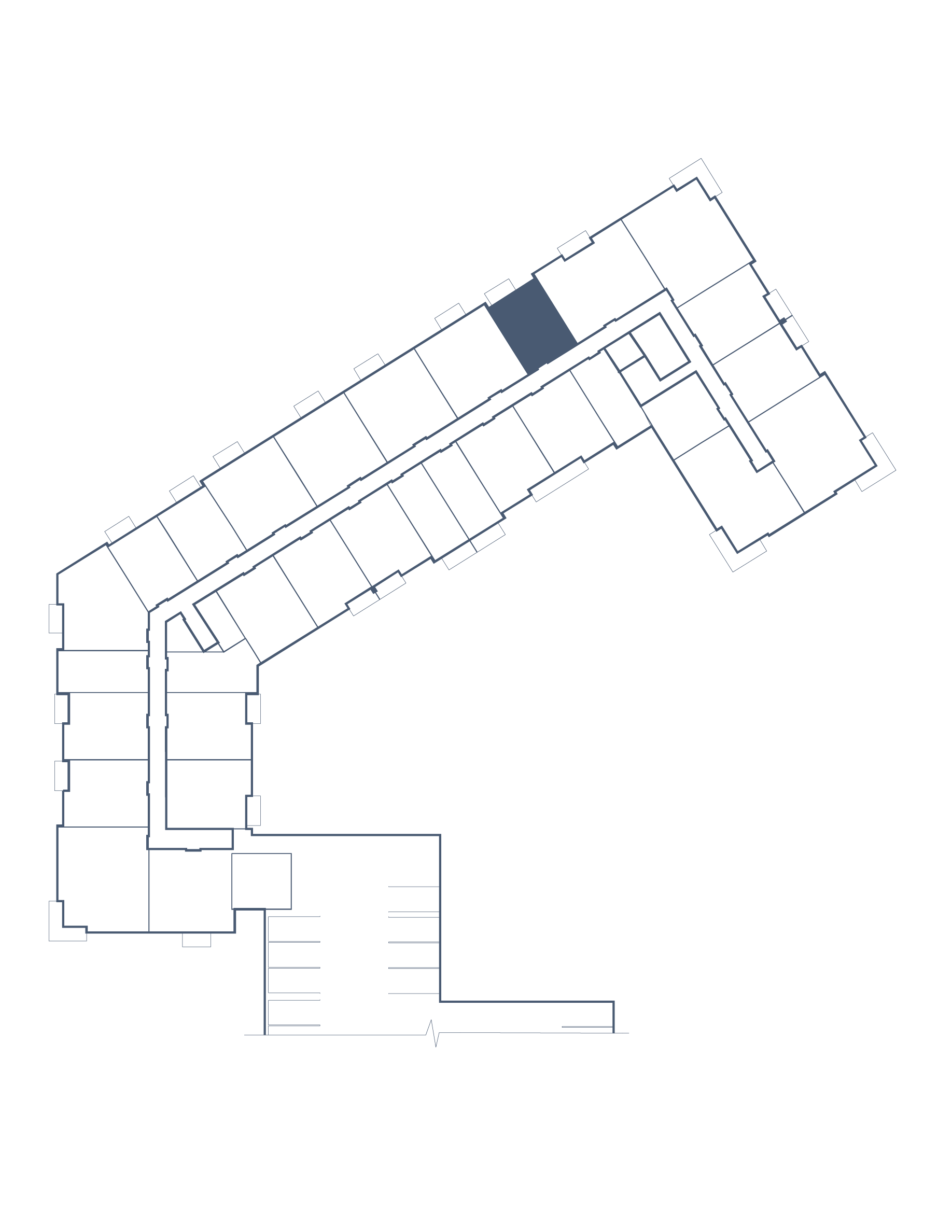 Apartment 1012 keyplan