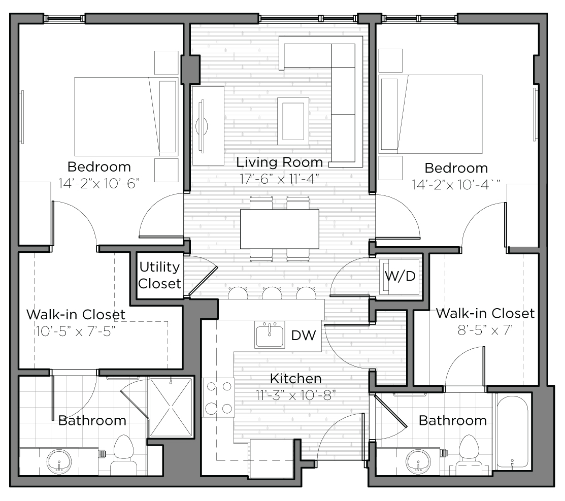 53 300 Square Foot Apartment Floor Plans