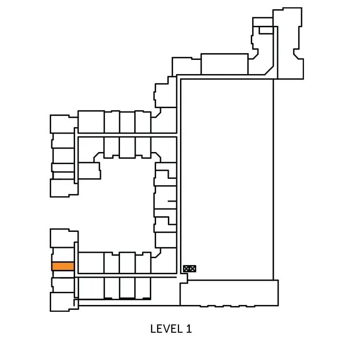 Apartment 1060A keyplan