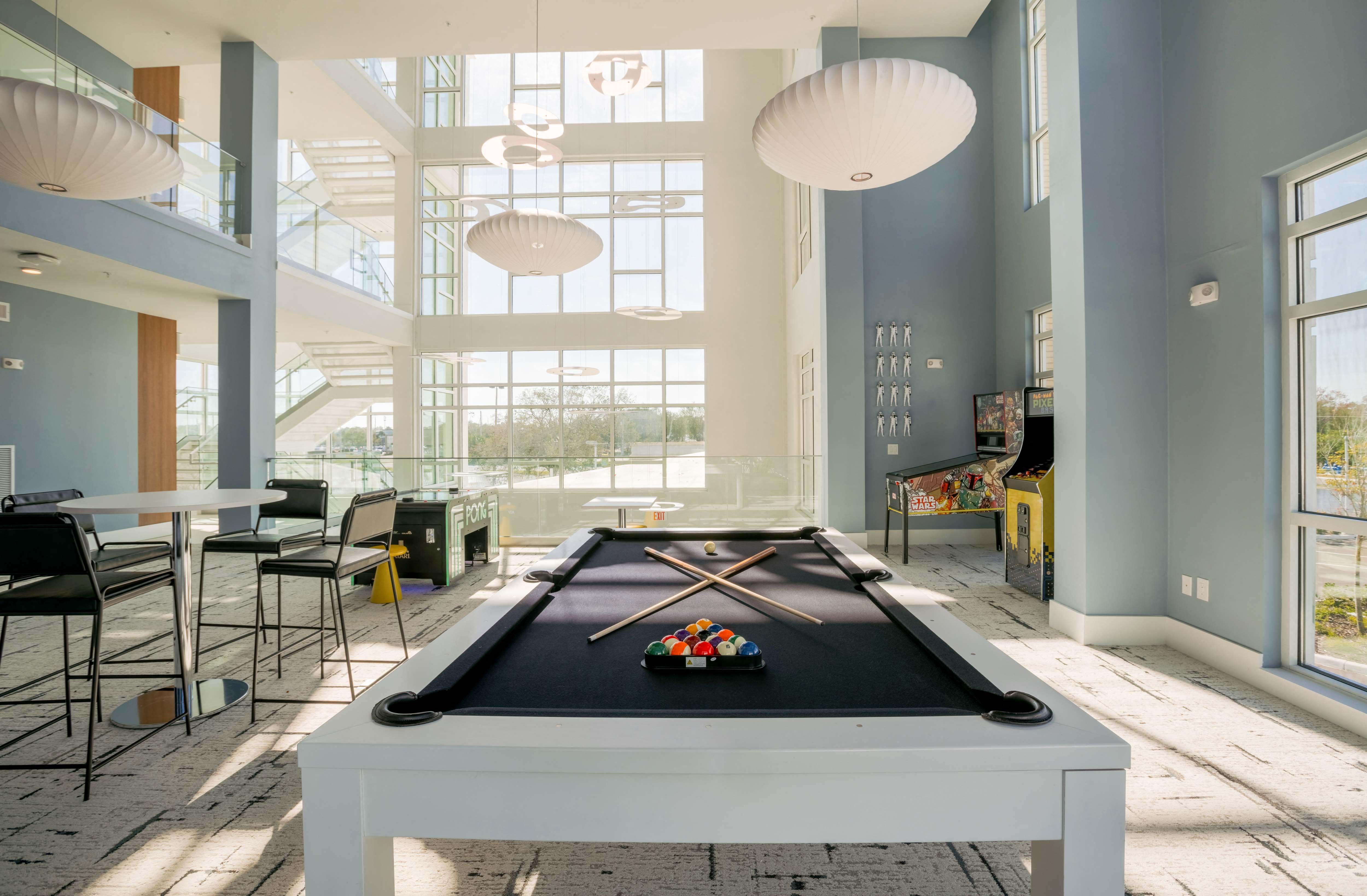 Game Room Alternative View Cirrus Apartments