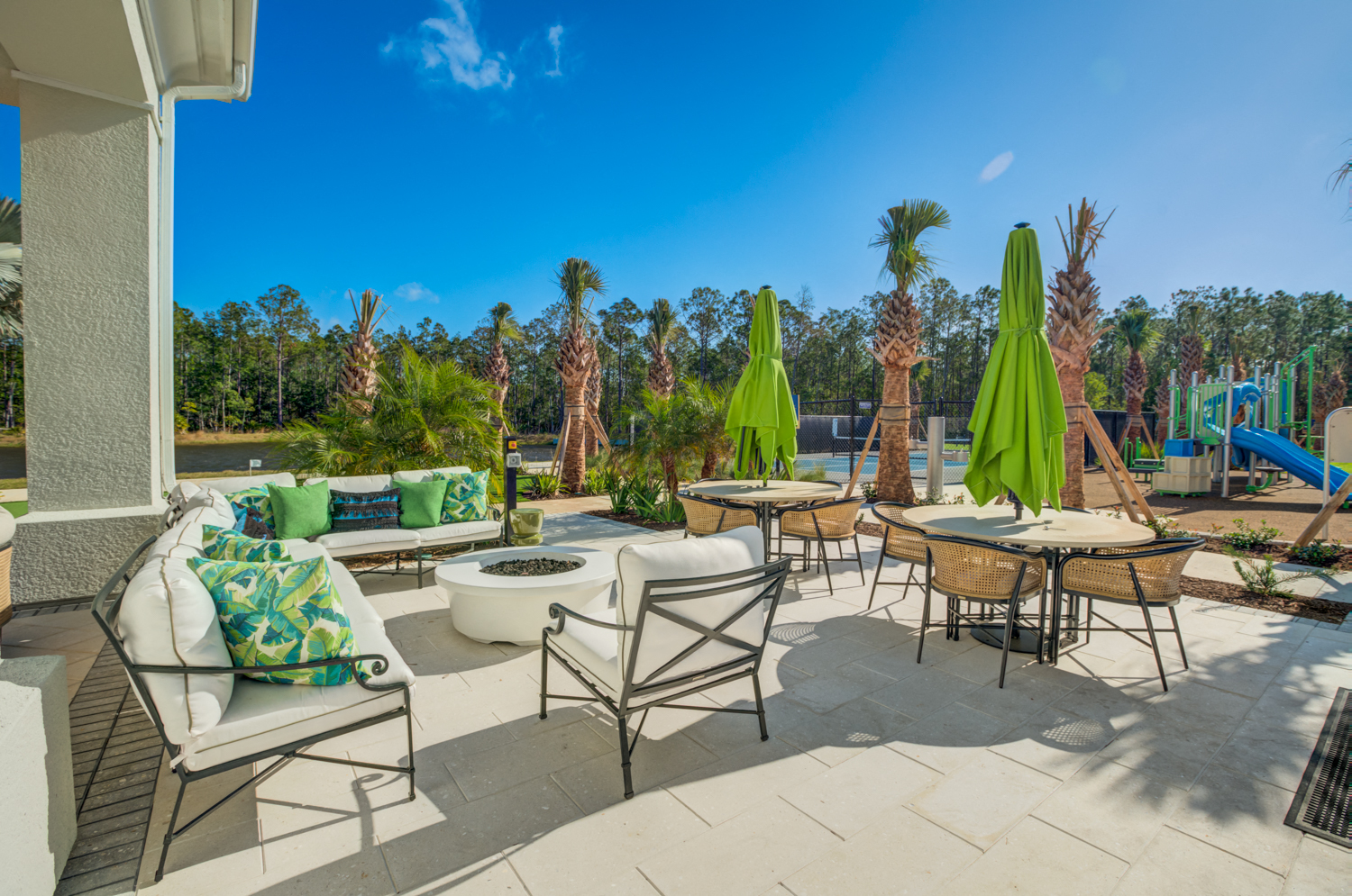 Fire Pit and Seating Area