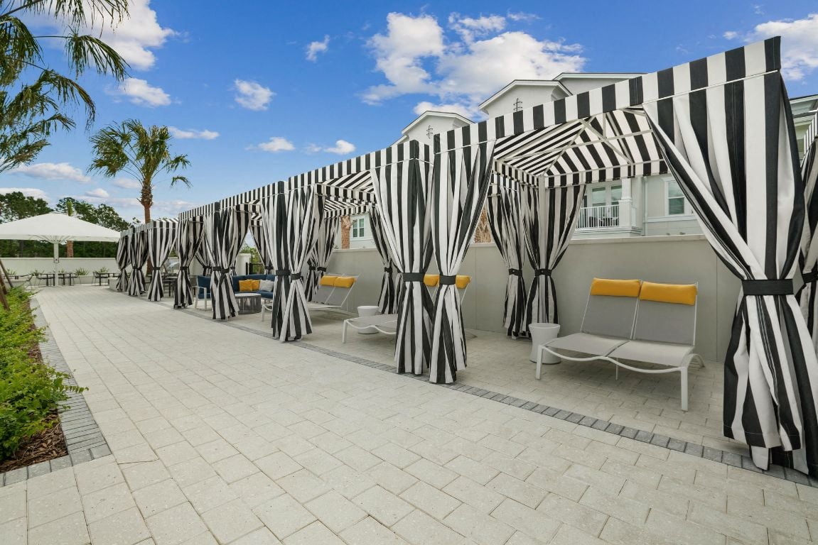 Poolside Cabanas