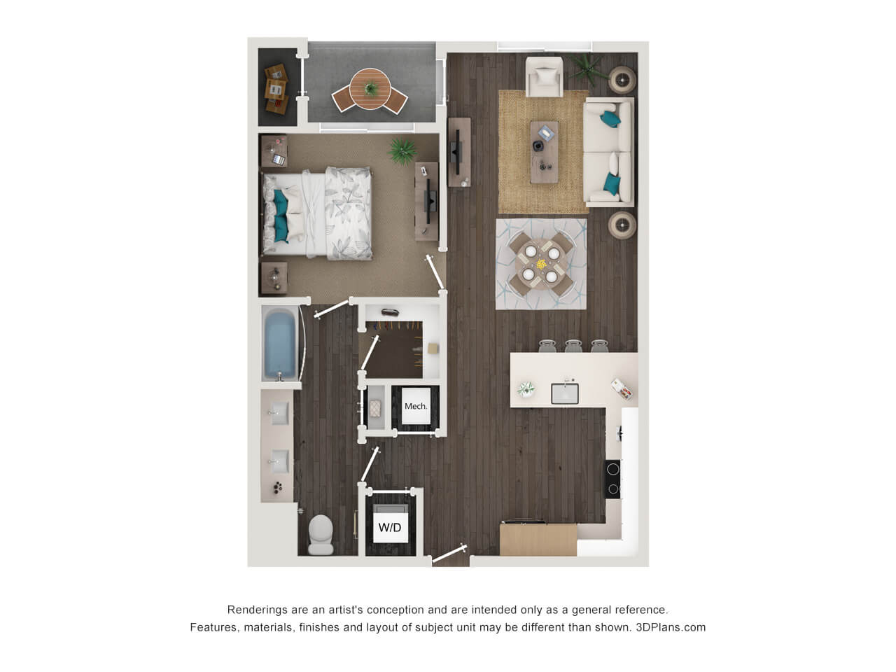Floorplan image of unit 572