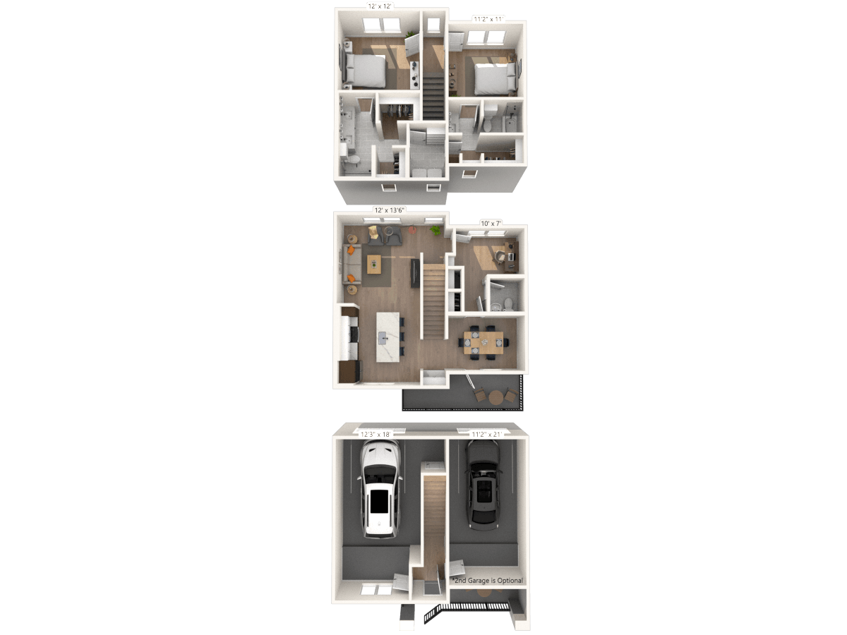 Floorplan image of unit II 9591
