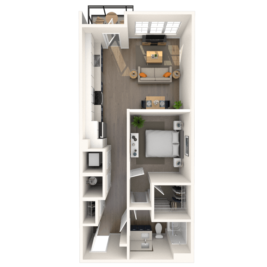 Floorplan image of unit 476