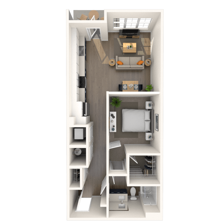 Floorplan image of unit 274