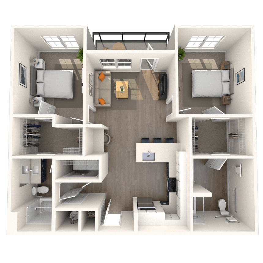 Floorplan image of unit 481