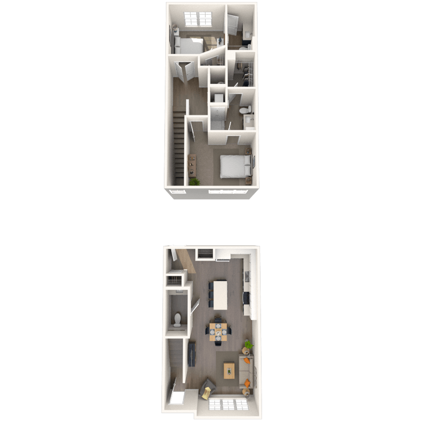 Floorplan image of unit 118