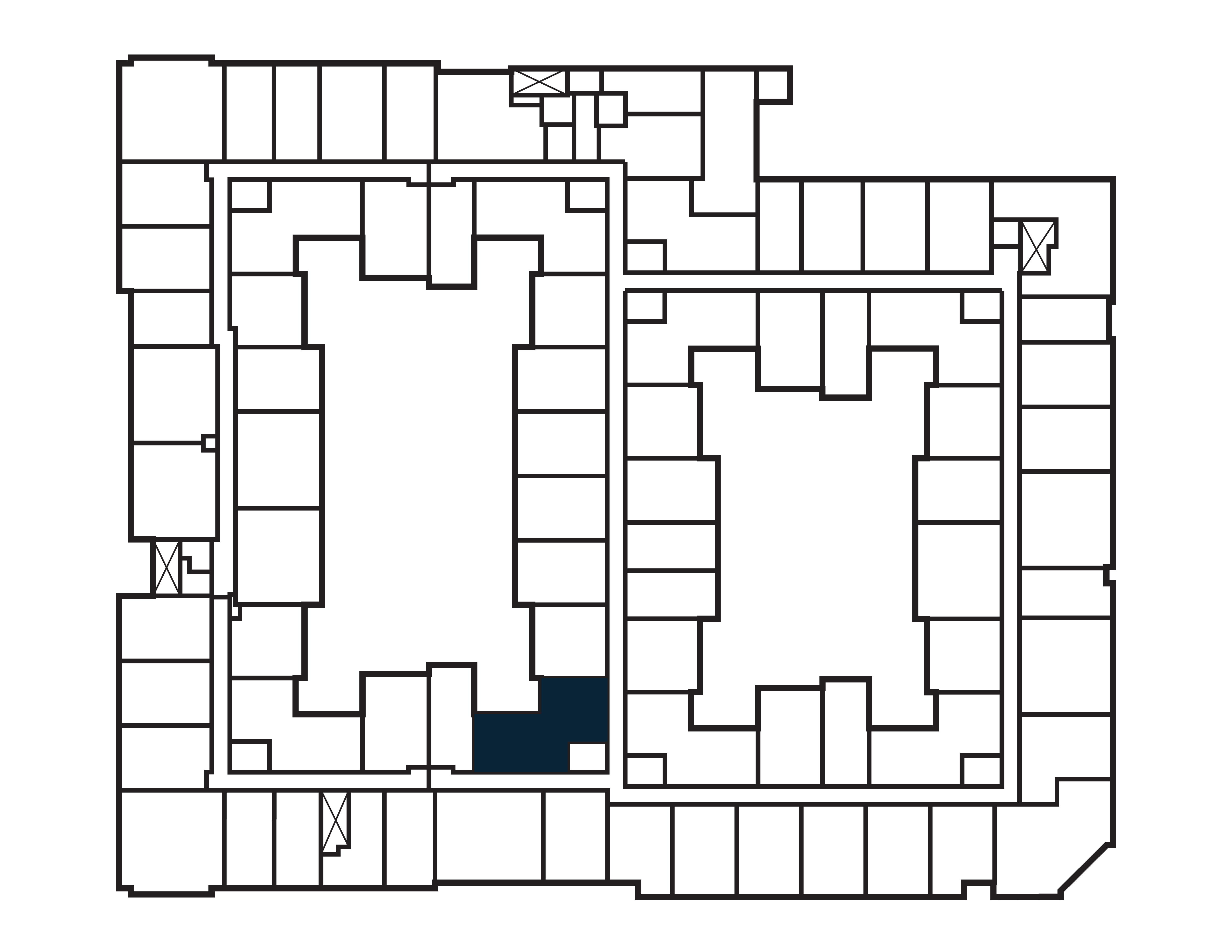 Keyplan image of apartment 534