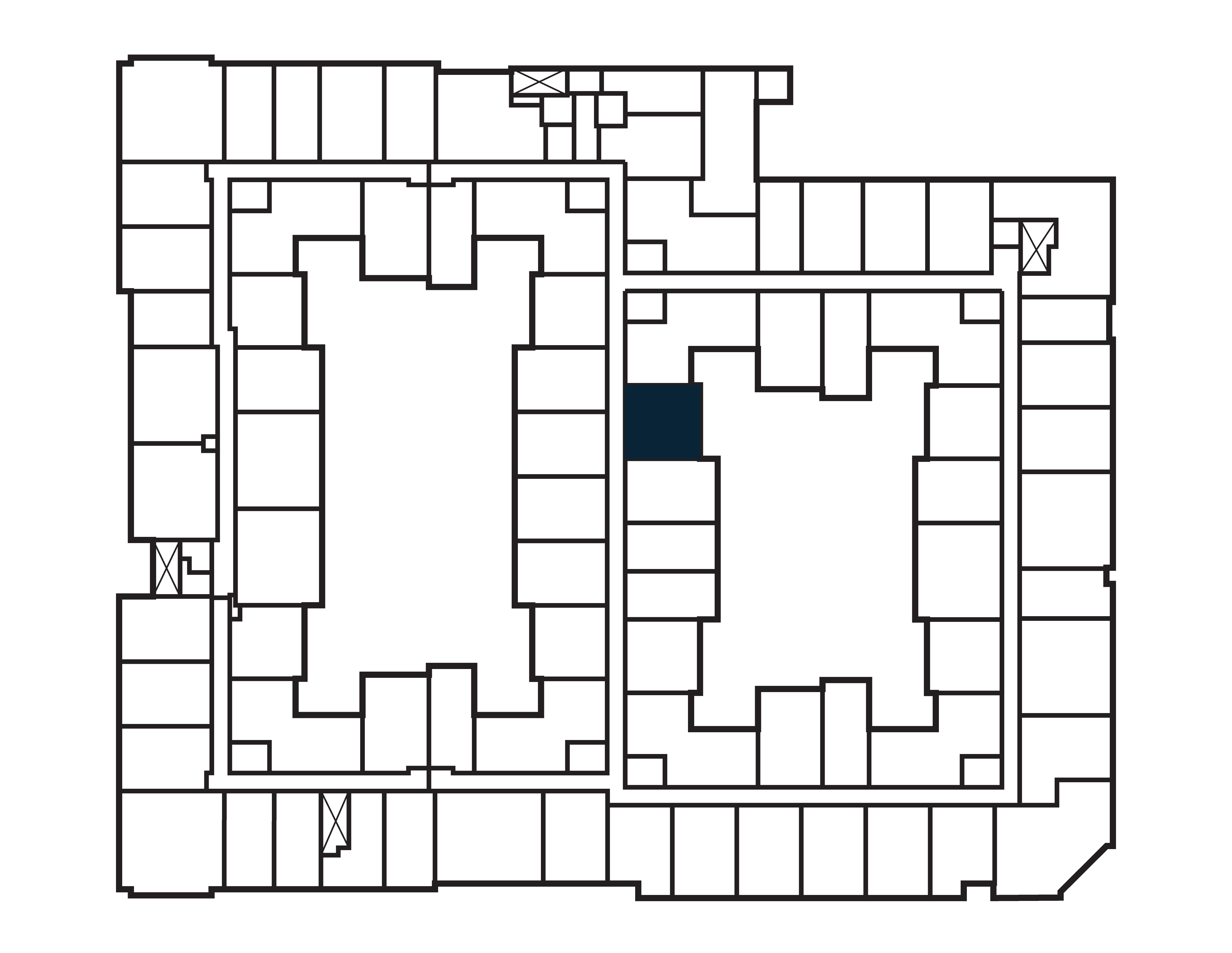 Keyplan image of apartment 543