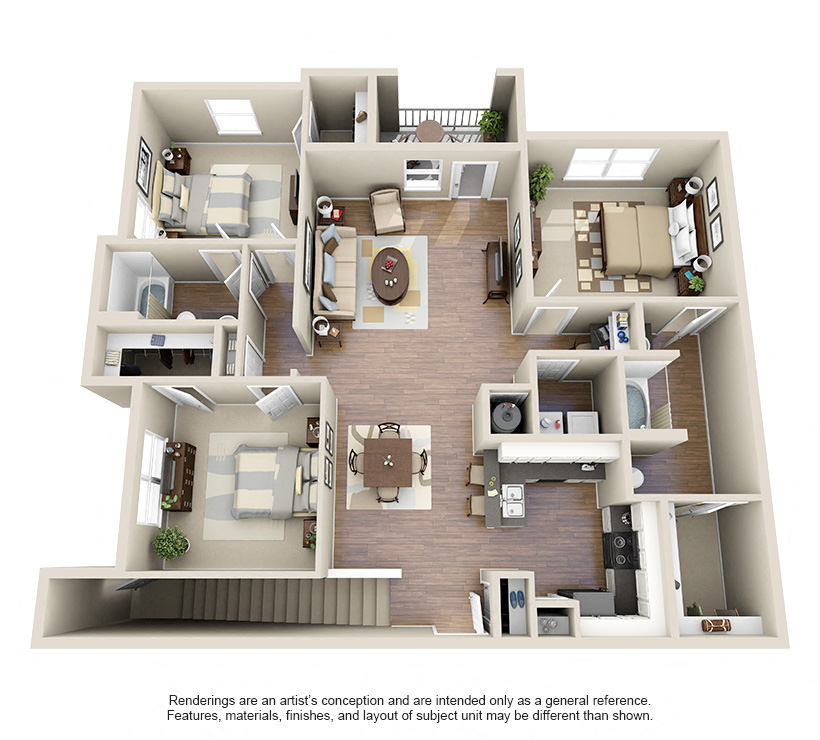 One Two And Three Bedroom Luxury Apartments In Houston Tx