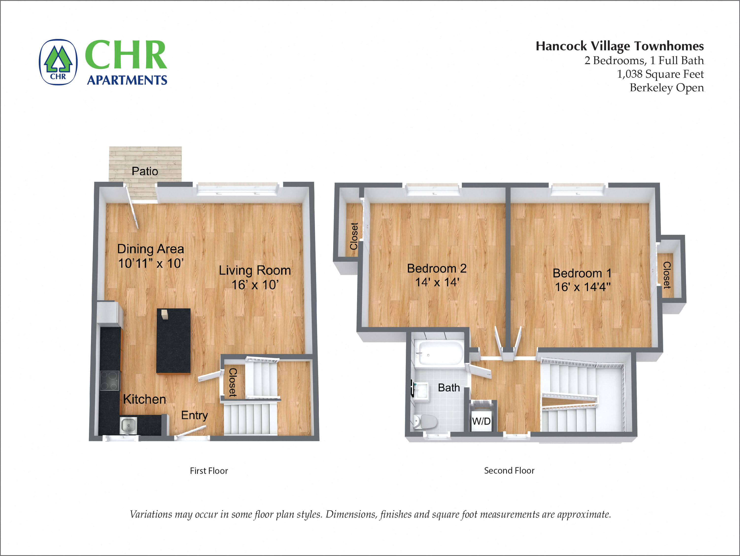 Floor plan 2 Bedroom Townhome  - Heat and Hot Water Included image 4