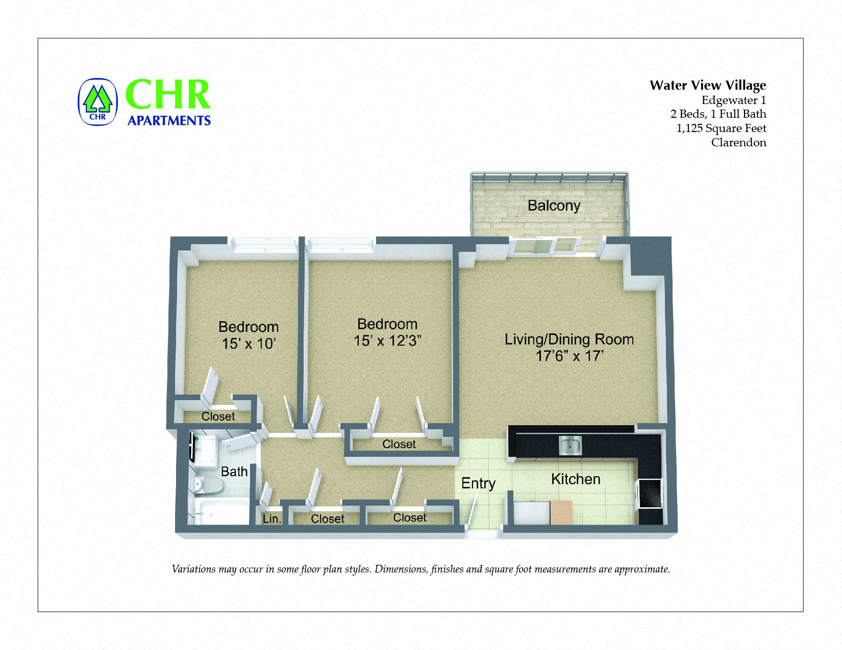 房源照片：Unit E1-102, Water View Village, Framingham