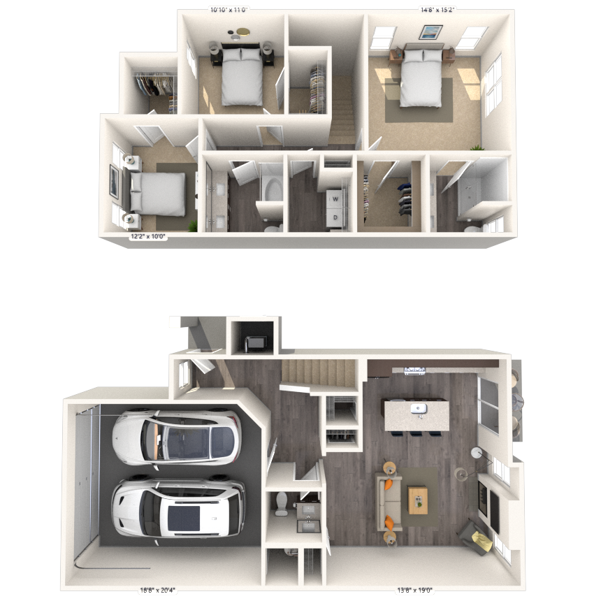 Floorplan image of unit 4703