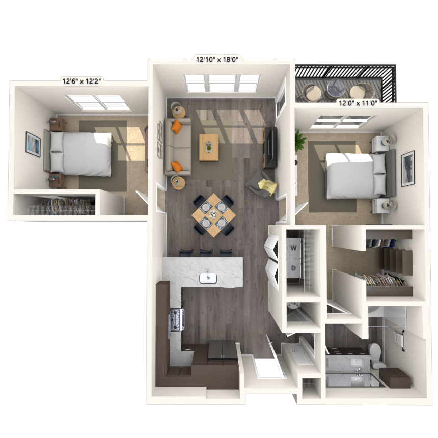Floorplan image of unit 9411