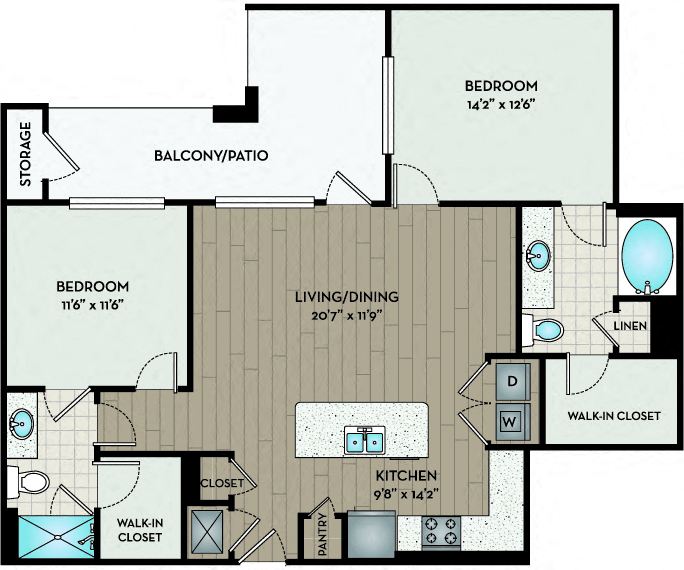22F2 Floor Plan