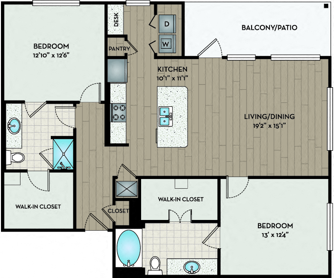 22F4 Floor Plan