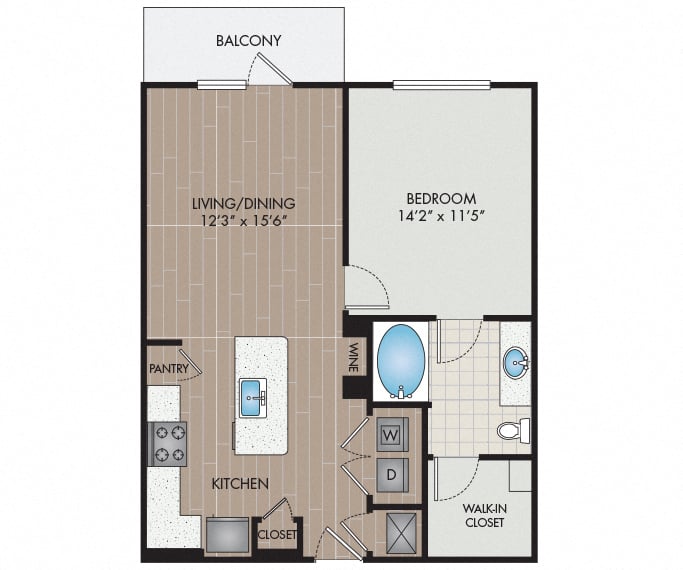 Floor Plans | Knox-Henderson Apartments for Rent in Dallas, TX | Strata ...