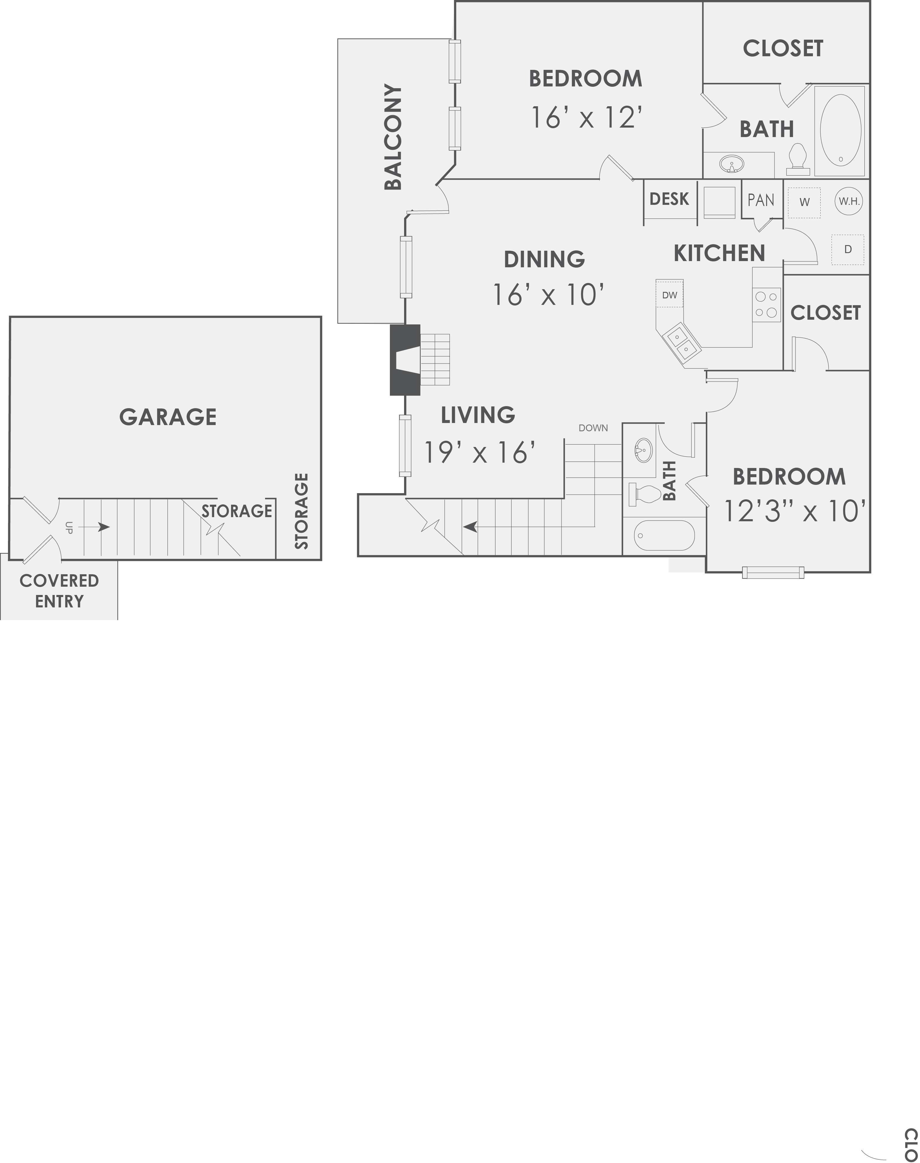 Bella Vida at Coyote Ridge Apartments, Carrollton, Texas The Severus