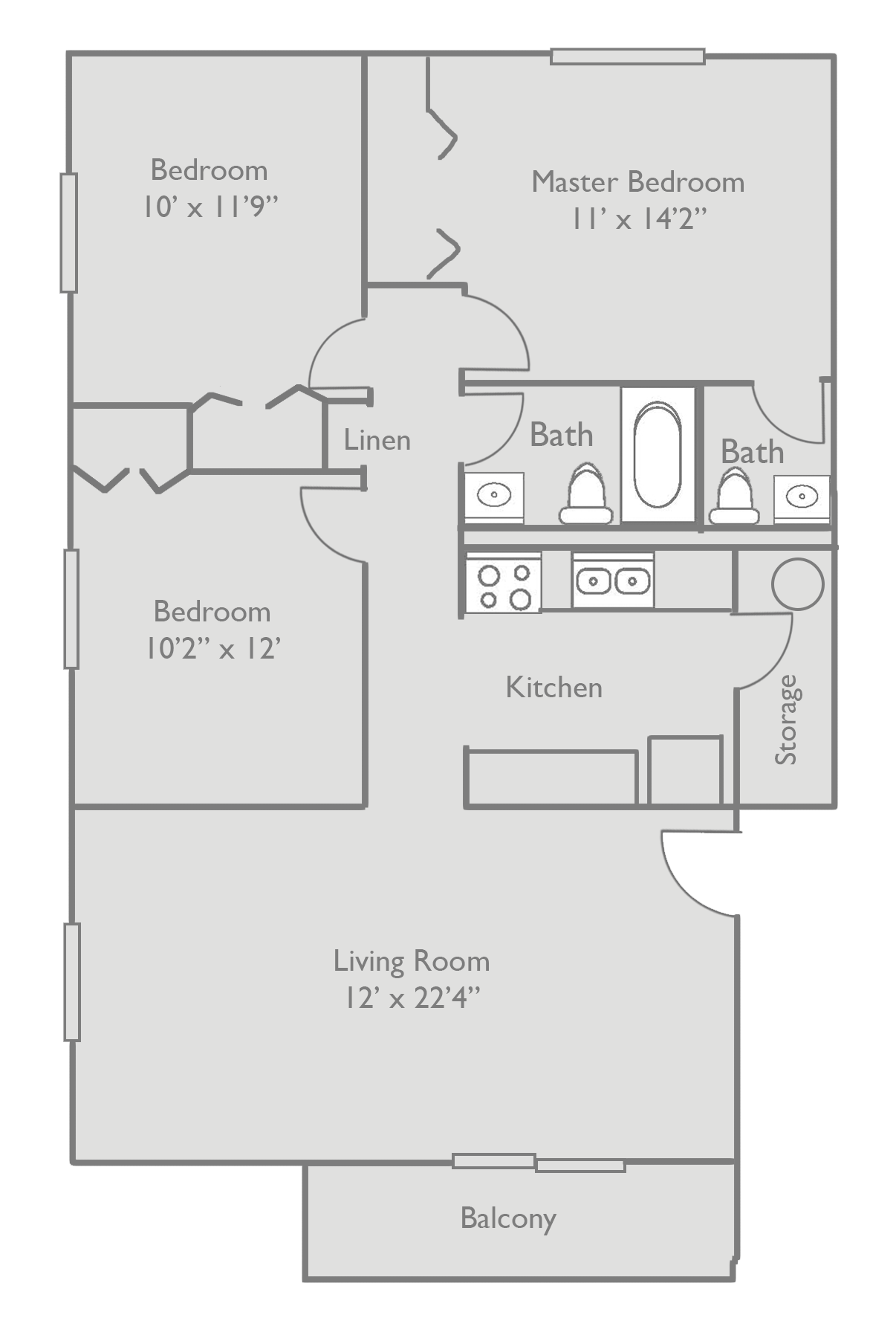 The Lakes at Fountain Square Apartments, Waukegan, Illinois Superior