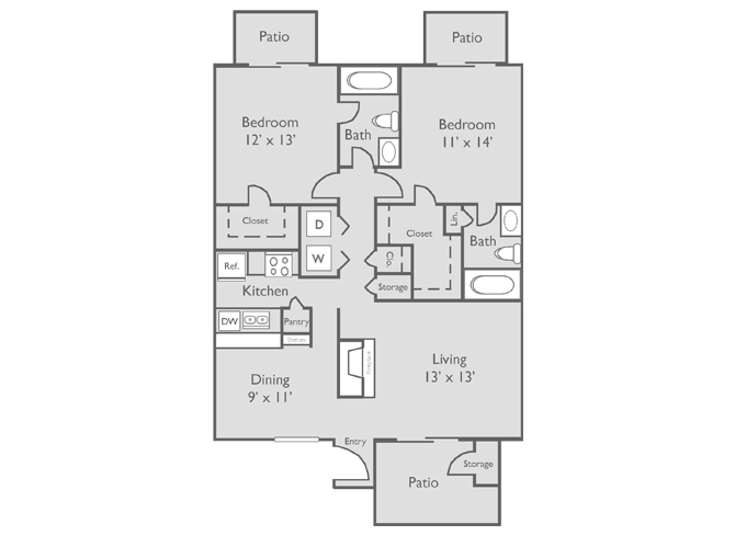 Stonecrossing East of Westchase Apartments, Houston, Texas 2E