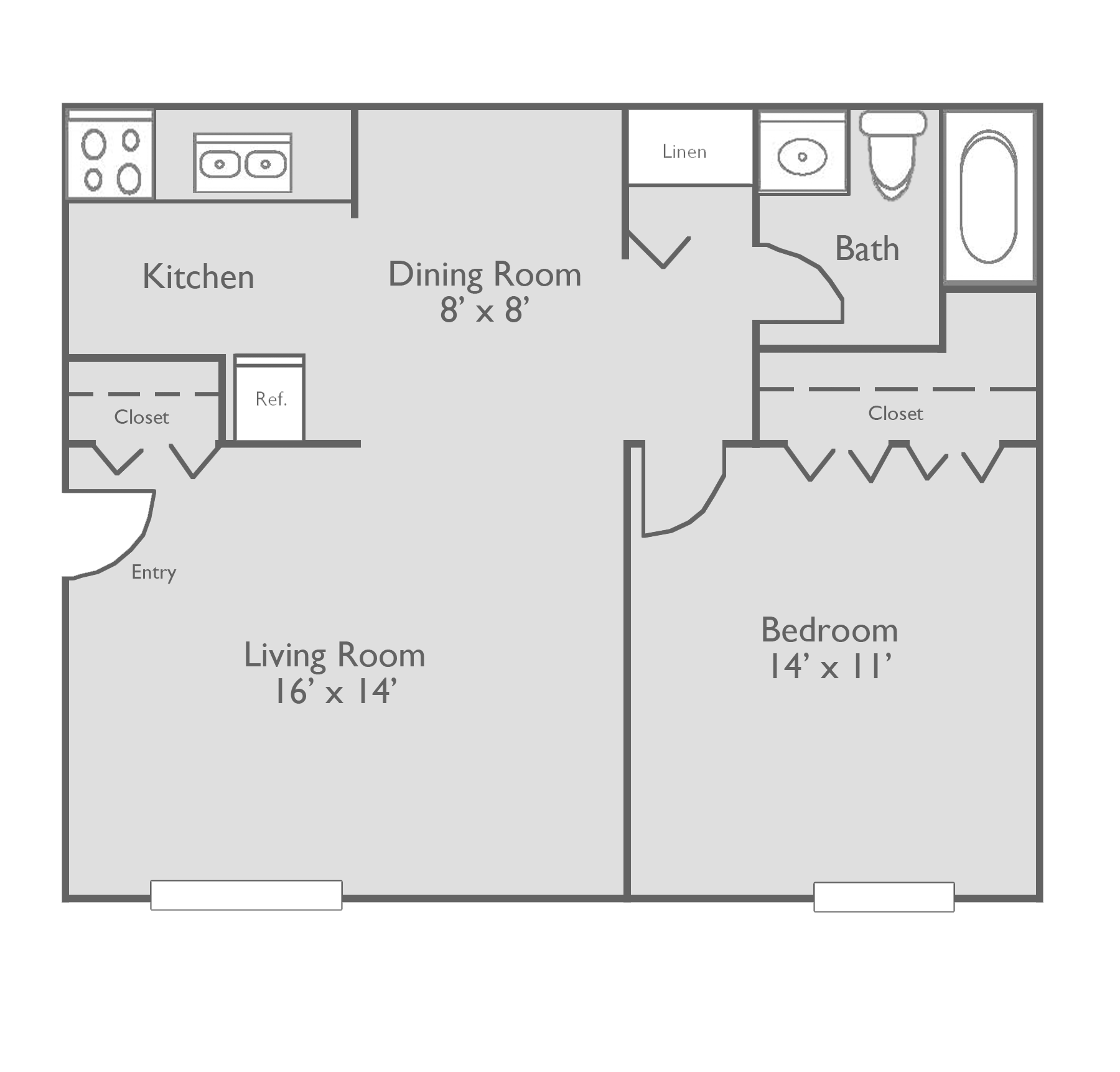 Prentiss Creek Apartments, Downers Grove, IL A2