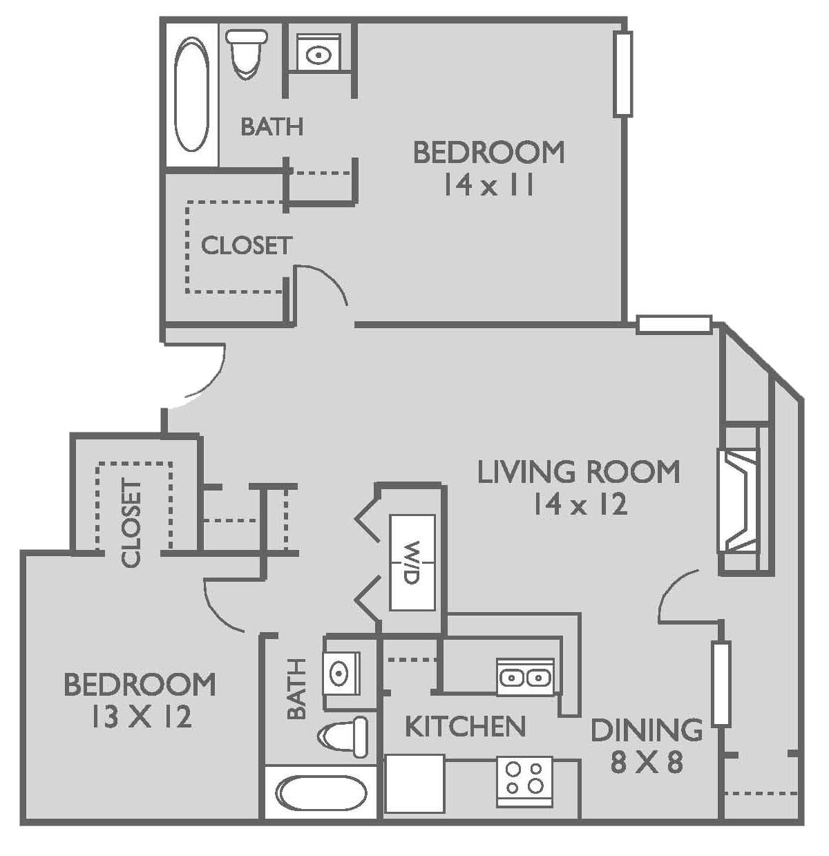 The Colony Apartments, Lufkin, Texas B1