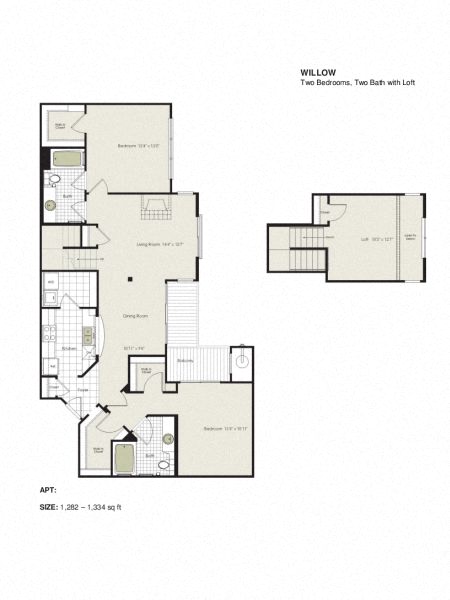Apartment 3-439 floorplan
