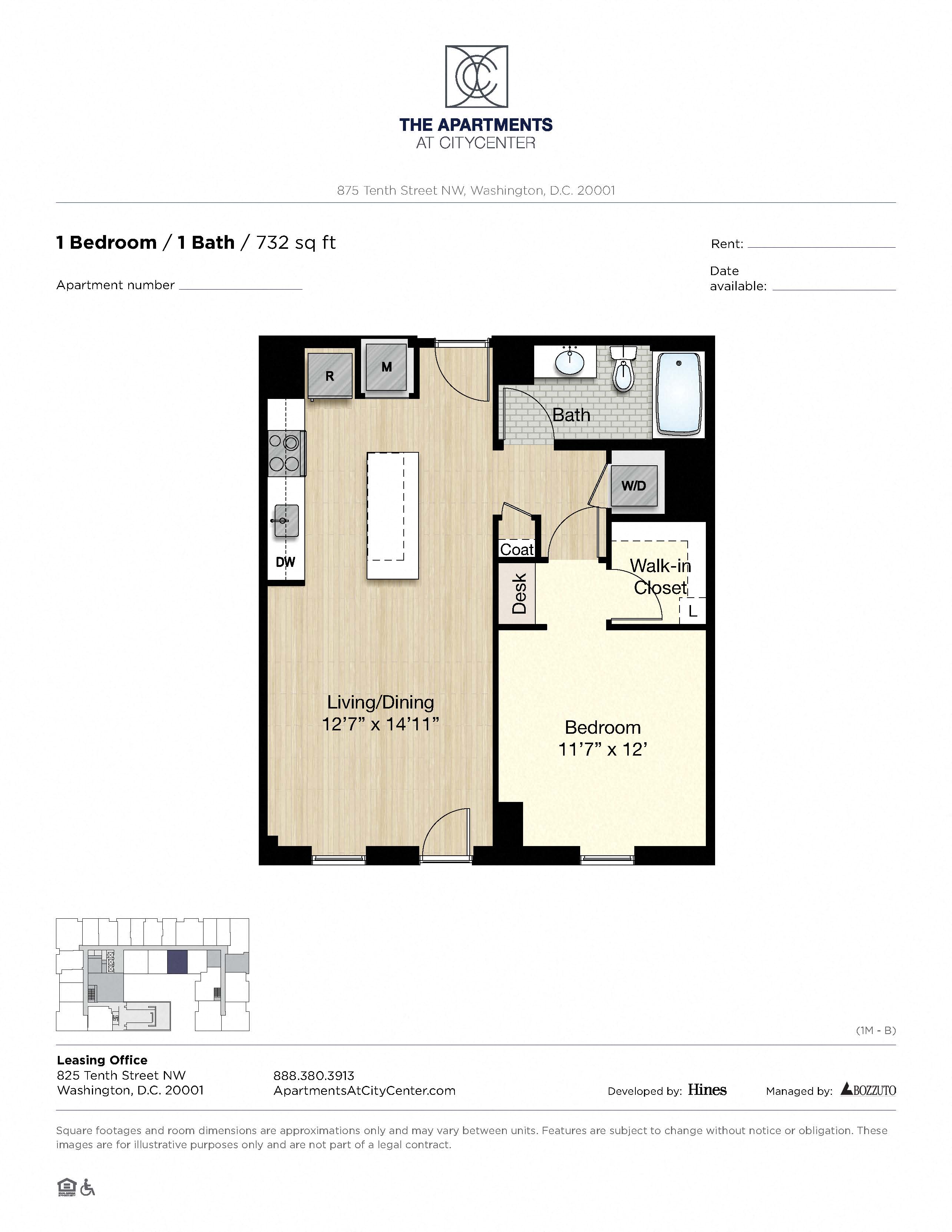 Apartment 0922 floorplan