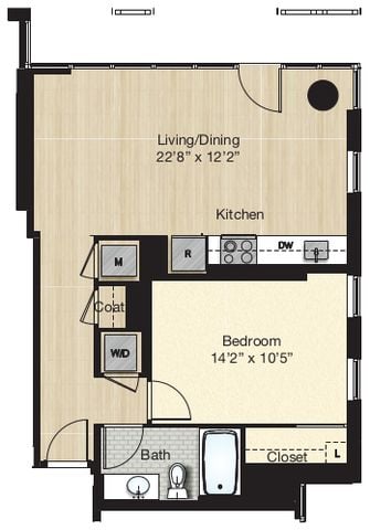 Apartment 1129 floorplan