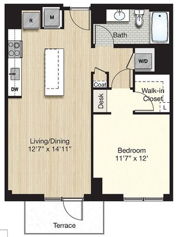 Apartment 0222 floorplan