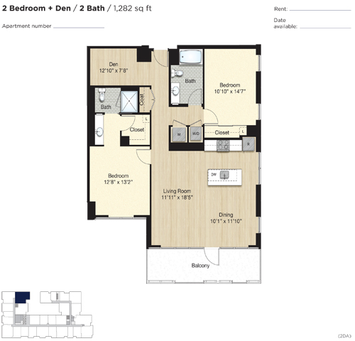 Apartment 0352 floorplan