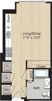 Apartment 0955 floorplan
