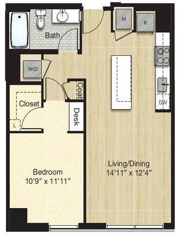 Apartment 0261 floorplan