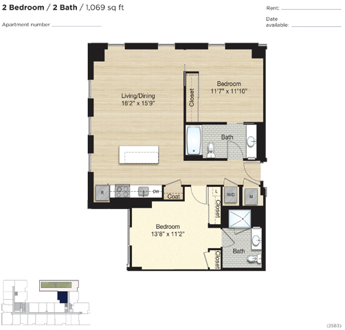 Apartment 0780 floorplan