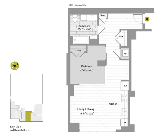 UNIT #0405 floor plan
