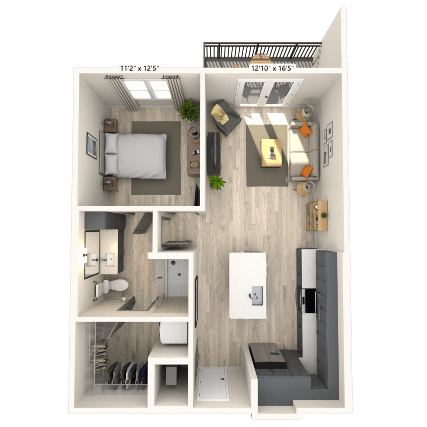 Floorplan image of unit 5036