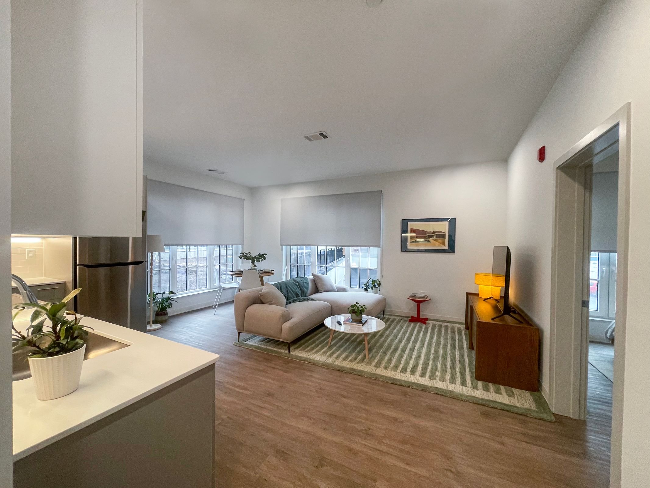 Living Room - 2 Bedroom Model Home