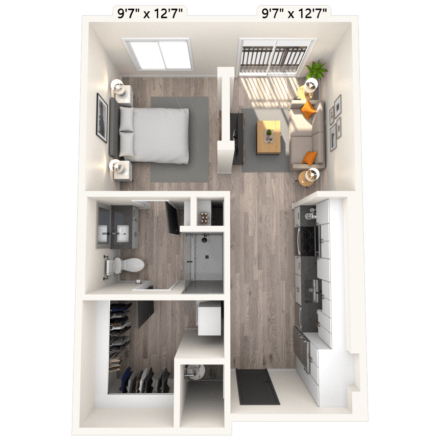 Floorplan image of unit 3229