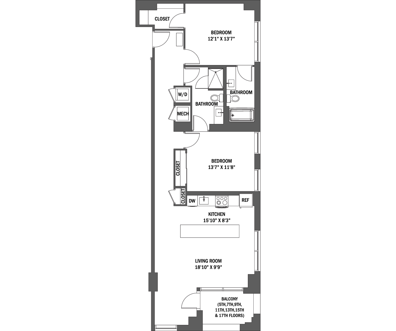 The Brooks I - IV Floor Plan